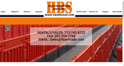 Desktop Screenshot of hbarricade.com